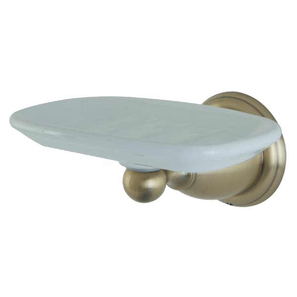 Heritage Wall-Mount Soap Dish, Antique Brass